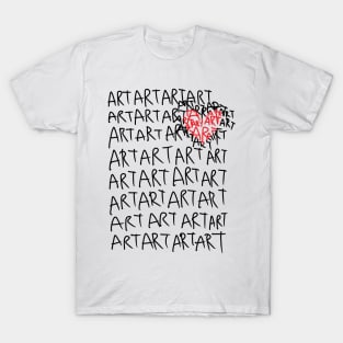 HEART ART T-Shirt